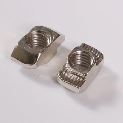 China Aluminum T Slot Profile T Nut Hammer Head Nut For 45 Aluminum Profile M4 M5 M6 M8 for sale