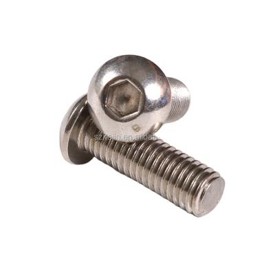 China Sus Round Head Bolts M6 Half Round Head Bolts Hex Socket Screws for sale