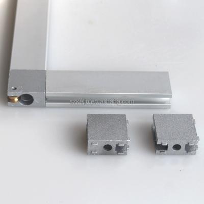 China aluminum sliding door connecting block sliding small rail pulley for 1530 1530 pulleys for sale