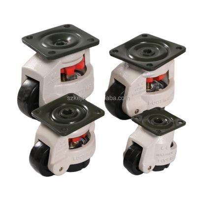 China Other Leveling Casters, Retractable Heavy Duty And 360 Degree Swivel Caster For Industry Equipment Workbench And Shelves for sale