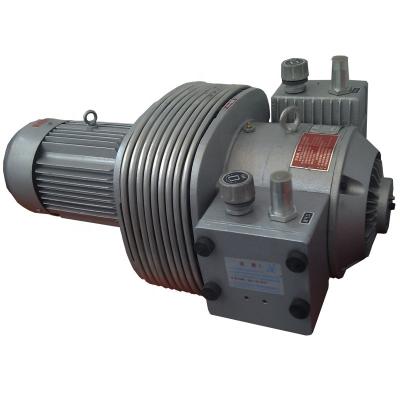 China Printing And Packing Top Quality Rotary Vane Biogas Booster Compressor Vacuum Pump for sale