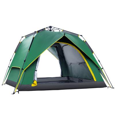 China Straight Tether Type 34 Rich People Outdoor Double Tent Automatic Double-outdoor Leisure Camping Tent for sale