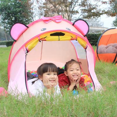 China Puzzle Parent-child Interaction Spot Children's Tent Automatic Toy Cartoon Indoor Folding Tent Play Tent for sale