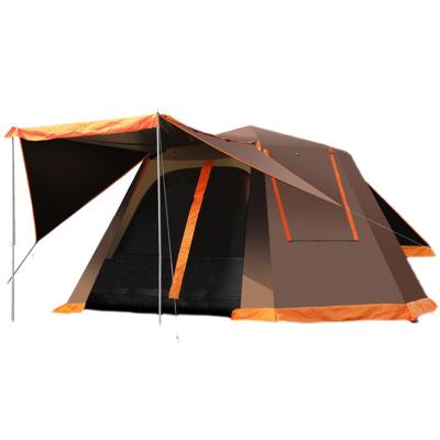 China Camouflage Game Double-Layer Camping Party Tent Luxe / Outdoor Tent Automatic Camping Pop Tent Field for sale