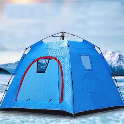 China Outdoor Camouflage/Field Game Winter Fishing Tent Thickened Ice Fishing Tent Ice Fishing House Warm Camping Tent for sale