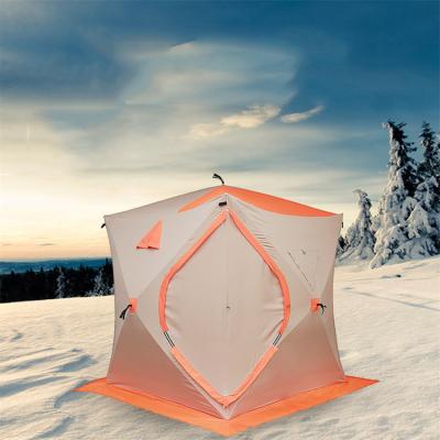 China Camouflage Game Fishing Tent 3-4 People Ice Fishing Tent Field Winter / Field Fishing Rainproof Tent for sale