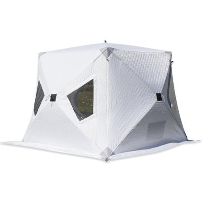 China Camouflage Game Cold Proof Winter Ice / Outdoor Fishing Tent Field Fishing House Winter Fishing Tent for sale