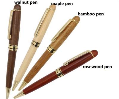 China Wholesale Customized Pens School Pen Rotating Bulk Manufacture New Design Agriculture Wooden Pen Gift for sale