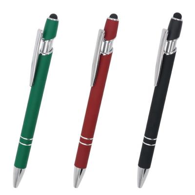 China Pens With Custom Logo For Promotion Best Selling Pen Stylus Pens With Custom Soft Rubber Logo for sale