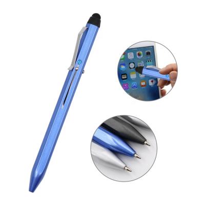 China Pen Multi Color Pen Black promotional 4 in 1 multi function pen with black, blue, red, green, metal gel ball pen for sale