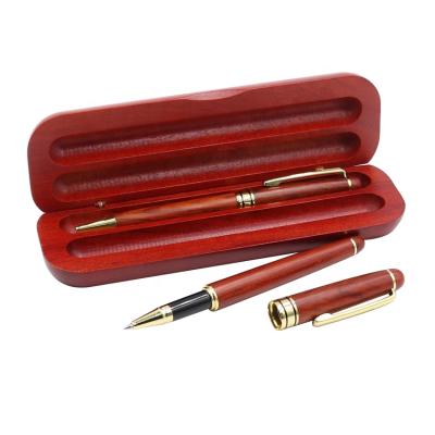 China Wholesale Recyclable Luxury Wooden Pen Box Set For High Double End Pen for sale