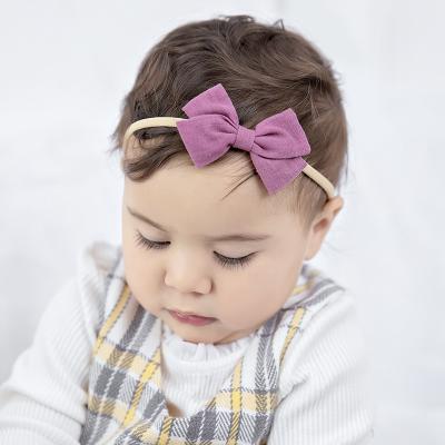 China Kid Baby Accessories Hairband Baby Headband Plaid Organic Baby for sale