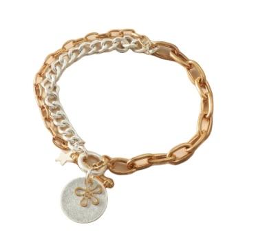 China Other factory direct sales of fashion high quality flowers star chain bracelet for sale