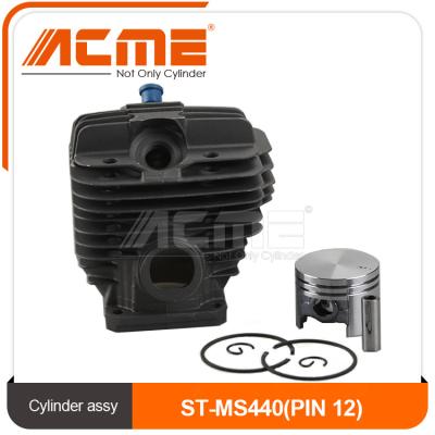 China Good quality GARDEN TOOL KIT chainsaw spare parts 50mm cylinder fits chainsaws MS440 044 044 cylinder kits for sale