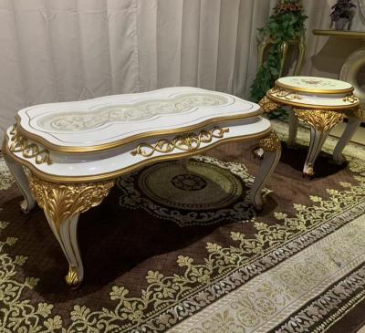 China Luxury European style living room coffee table set for sale