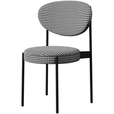 China Stackable Scandinavian dining chairs modern simple household light luxury creative leisure cafe dining room chairs for sale