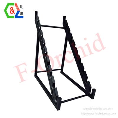 China Durable Hot Sale Metal Sample Display Stand Stone Tile Display Sliding Rack for sale