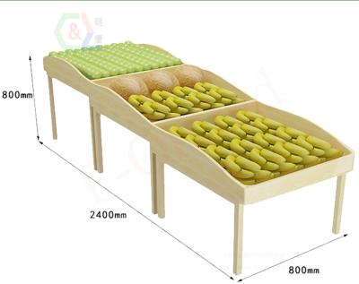 China Simple Fruit Vegetable Display Rack For Supermarket for sale