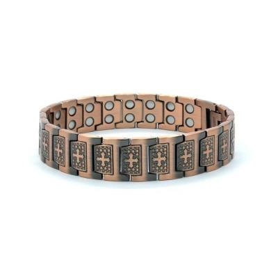 China Winfavour Beautiful Health Environmentally Friendly Pure Copper Energy Magnetic Bracelet For Men For Ladies for sale