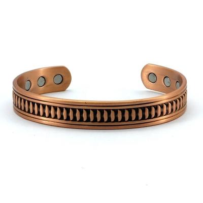 China Winfavour Environmental Friendly Competitive Price Sabona Pure Copper Magnetic Bracelet for sale