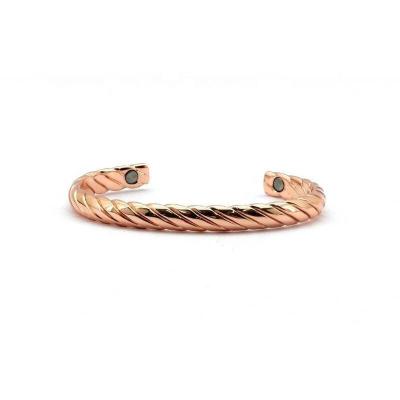 China Personal Pure Copper Environmentally Friendly Winfavor Health Benefit Magnetic Energy Bracelet For Unisex for sale