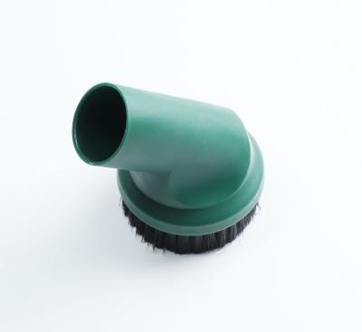 China PP Green Dusting Brush Round Small Furniture Brush For Vorwerk for sale