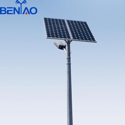 China ROAD BENYAO manufacture 40w 50w solar outdoor LED road road lamps and solar street lights for sale