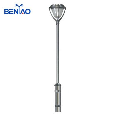 China Garden Factory wholesale outdoor lamp solar garden light with pole 3 m pole for sale