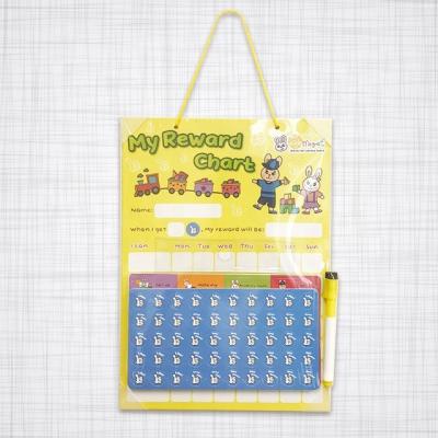 China Cute Custom Multicolor Logo Educational Reward Learning Magnetic Board For Kids for sale