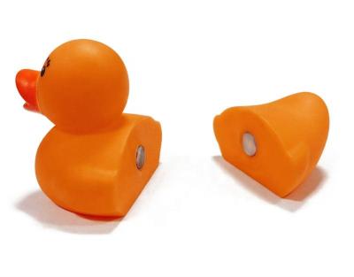 China 2022 Europe New Item 3D Soft PVC And Magnet Bath Duck Home Decoration for sale