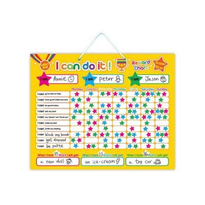 China Other E1002 Wholesale Good Quality Magnetic Study Behavior Chart for Home Study for sale