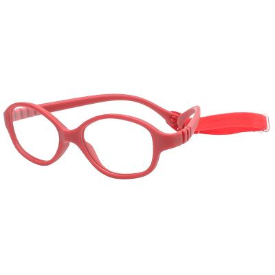 China For Glass Kids High Quality Safe Flexible Glasses Soft Kids Eyeglasses Optical Sights For OEM Glasses JFC/CE 46-15-125 12 Pieces 1251 for sale