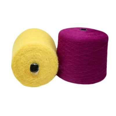 China High tenacity a large number of color spot stock supply wholesale 1.3CM feather Mink Yarn for sale