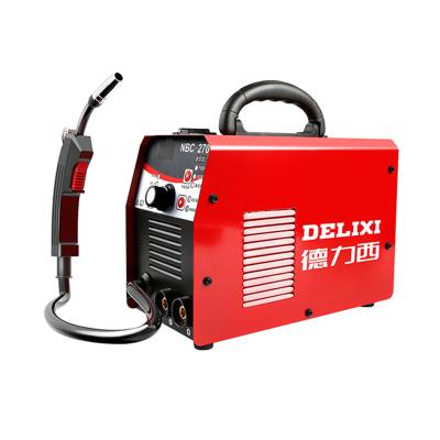 China Hot sale 3PHASE igbt inverter CO2 MIG MAG Gasless MIG Welders gasless flux MIG welder NBC-270D NBC-270D for sale