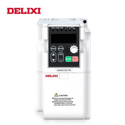 China DELIXI Motor Frequency Inverter AC 220V 2.2KW Single Phase VFD Motor Speed ​​Controller for sale