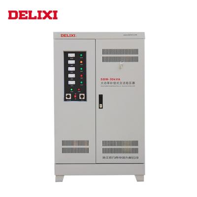 China Dbw SBW-150kVA Delixi Voltage Stabilizer CE Cambodian Type for sale