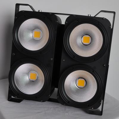 China Free shipping CE UL High quality China 4x100W Warm White 400W DMX LED Blinder Light for sale