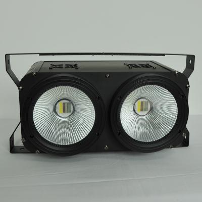 China Free shipping High quality RGBW 2x100W 200W LED 4in1 COB Blinder Light for sale