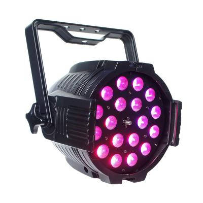 China Christmas Lights LED RGBAW UV Zoom Par 18x18W Zoom LED Par Lights for sale