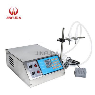 China Food 2 Head Peristaltic Pump Filling Machine For Pharmaceutical Organic Solvent Filling Machine for sale