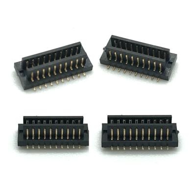 China UL94V-0 BTB Connector 0.8 mm H5.2 Pitch Groove Male Double Board To Board Connector for sale