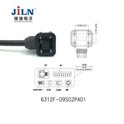 China 4 Pin Connector Automotive Servo Waterproof Current Rate Encoder Plug Waterproof Connector Large For Servo Cable for sale