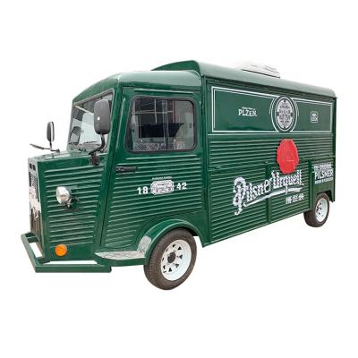 China Custom Vegetable Processing Plant Beer Citroen Snack Street Van Trailer Coffee Cart Mobile Restaurant Kitchen Selling Electric Car Vintage Food Truck for sale