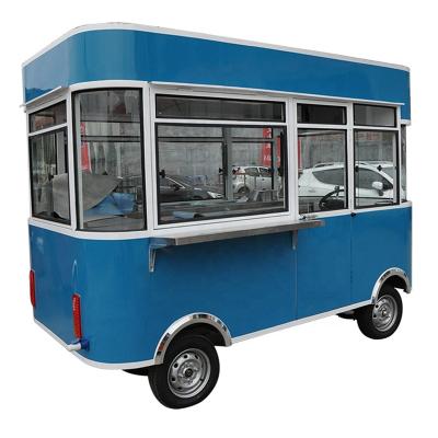 China American vegetable processing factory food trucks best buy electric food cart mobile food truck blue drink for sale in China for sale