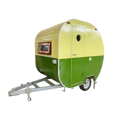 China Vegetable processing plant mobile food cart supplying food selling cart trailer ice cream trucks coffee trailer for sale for sale