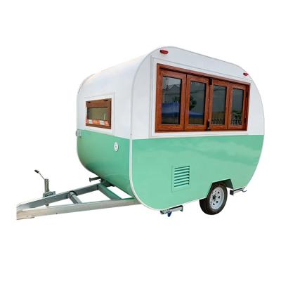 China New Style Off Road Vegetable Processing Factory Small Teardrop Camper 4 Person Teardrop Trailer Affordable Mobile Home Van Camping Vehicles For Sale for sale