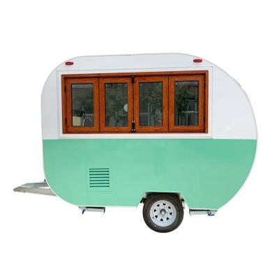 China Mobile vegetable processing plant ice cream food truck trailer for hot dog pizza usa market small food cart bakery caravan supply trailer for sale for sale