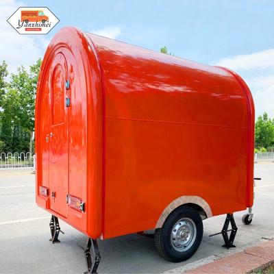 China Mobile Vegetable Processing Plant Food Carts Outdoor Food Truck Burger Street Fast Food Cart Kitchen Trailer For Sale for sale