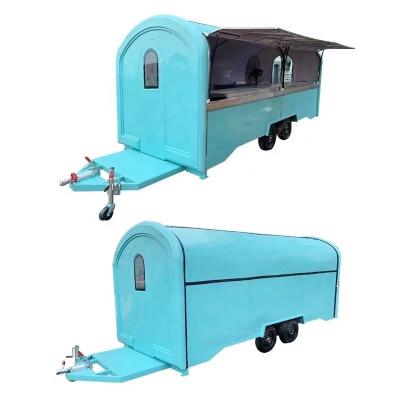 China Factory wholesale price food trailer mobile deep fryer food trailer coffee pizza bbq trailer vegetable processing food trucks for sale