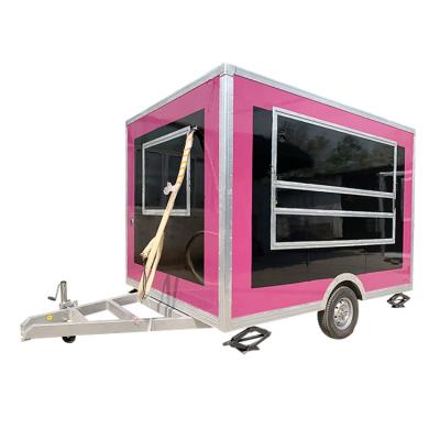 China Vegetable Processing Factory Stand Alone Food Trucks Food Trucks Kitchen Concession Trailer Mobile Fast Food Cart Fast Food Trailer For USA for sale